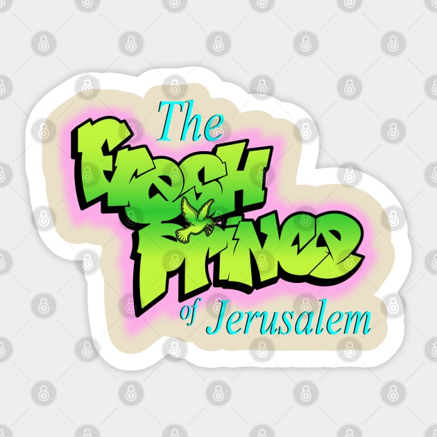 The Fresh Prince of Jerusalem Sticker by Madison Market